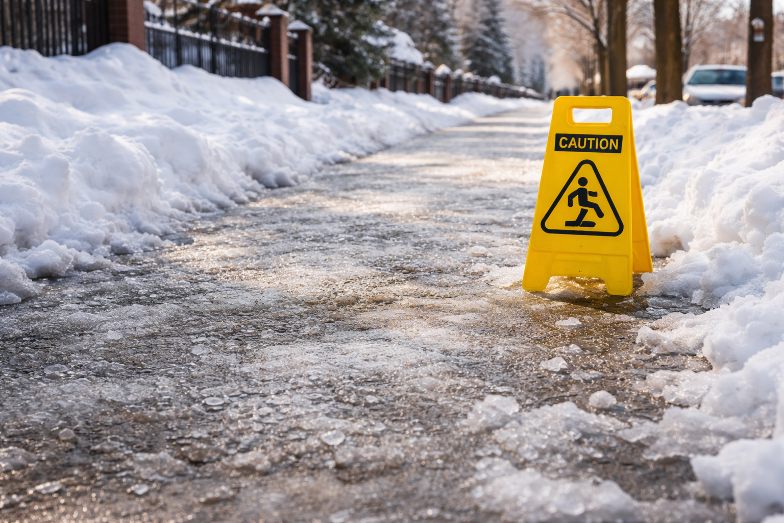 Slip-and-Fall Injuries on Icy Sidewalks: Who’s Responsible in New Jersey?