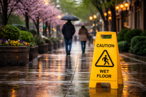 Spring Weather and Slip-and-Fall Accidents in New Jersey: Who May Be Liable?