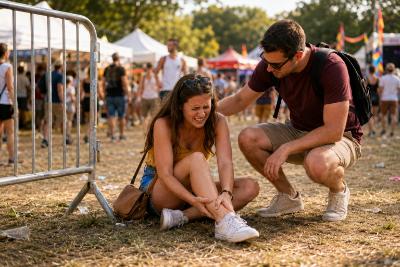 New Jersey Festival Slip and Fall Injuries